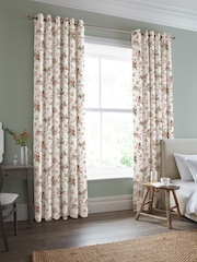 Laura Ashley Antique Pink Mountney Gardens Made to Measure 100% Cotton Curtains - Image 2 of 9