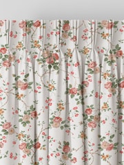 Laura Ashley Antique Pink Mountney Gardens Made to Measure 100% Cotton Curtains - Image 5 of 9