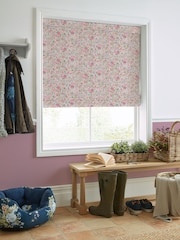 Laura Ashley Peony Pink Rowena Made to Measure Roman 100% Cotton Blinds - Image 2 of 6