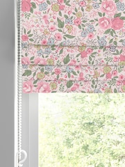 Laura Ashley Peony Pink Rowena Made to Measure Roman 100% Cotton Blinds - Image 4 of 6