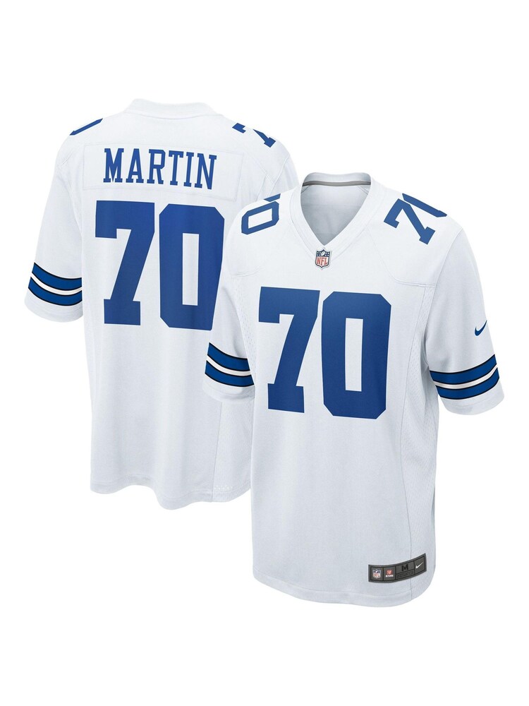 Nike White NFL Dallas Cowboys Game Road Jersey - Zack Martin - Image 1 of 3