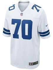 Nike White NFL Dallas Cowboys Game Road Jersey - Zack Martin - Image 2 of 3