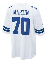 Nike White NFL Dallas Cowboys Game Road Jersey - Zack Martin - Image 3 of 3
