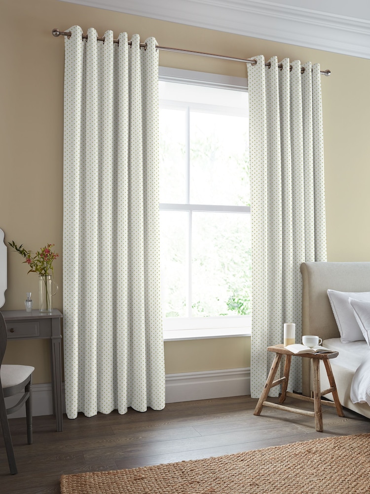 Laura Ashley Gold Wood Violet Made to Measure Curtains - Image 2 of 9