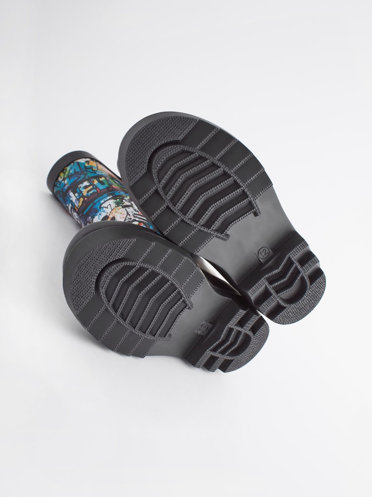 Graffiti Rubber Wellies - Image 2 of 5