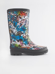 Graffiti Rubber Wellies - Image 3 of 5
