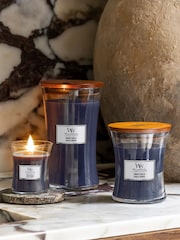 Woodwick Purple Large Hinoki Dahlia Scented Jar Candle - Image 3 of 4