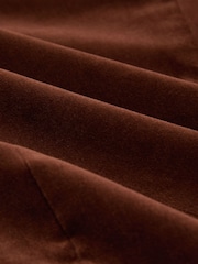 Reiss Tobacco Brown Apsara Classic Fit Velvet Single-Breasted Blazer - Image 11 of 11