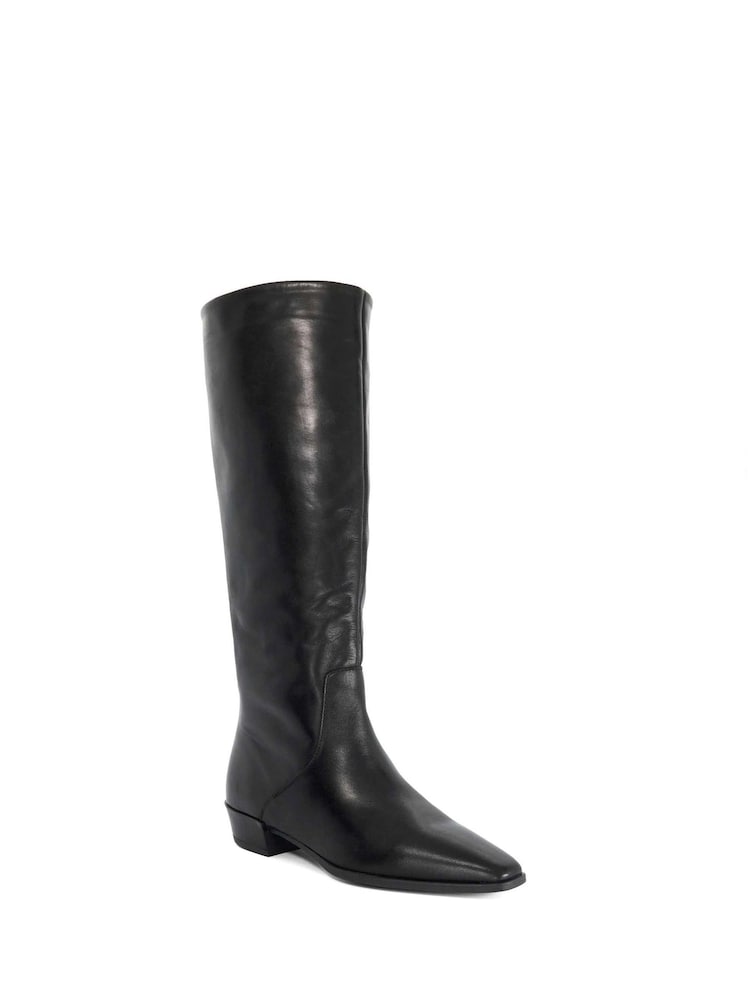 Dune London Black Torrie Knee High Boots - Image 2 of 5