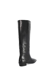 Dune London Black Torrie Knee High Boots - Image 3 of 5