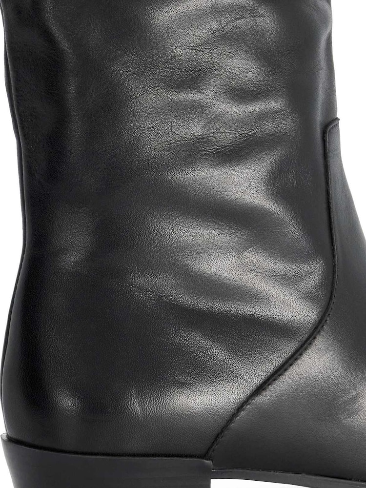 Dune London Black Torrie Knee High Boots - Image 5 of 5