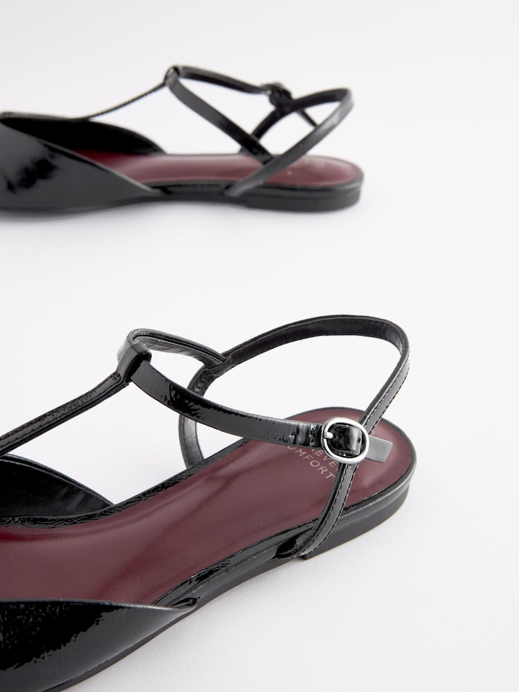 črna - Čevlji z odprto peto in T-paščkom Forever Comfort - Slika 7 iz 7 črna - Čevlji z odprto peto in T-paščkom Forever Comfort - Slika 7 iz 7