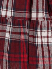 Tommy Hilfiger Kids Red Tartan Dress - Image 5 of 5