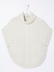 FatFace Cream Penny Poncho - Image 5 of 5