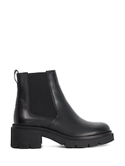 Dune London Black Padelle Ankle Boots - Image 1 of 6