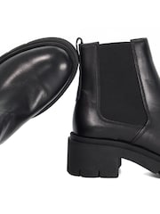 Dune London Black Padelle Ankle Boots - Image 5 of 6