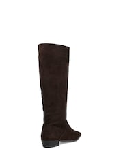 Dune London Dark Brown Torrie Knee High Boots - Image 3 of 5