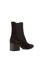 Dune London Black Suede Pimo Ankle Boots - Image 3 of 5