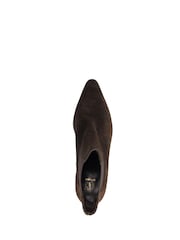 Dune London Black Suede Pimo Ankle Boots - Image 4 of 5