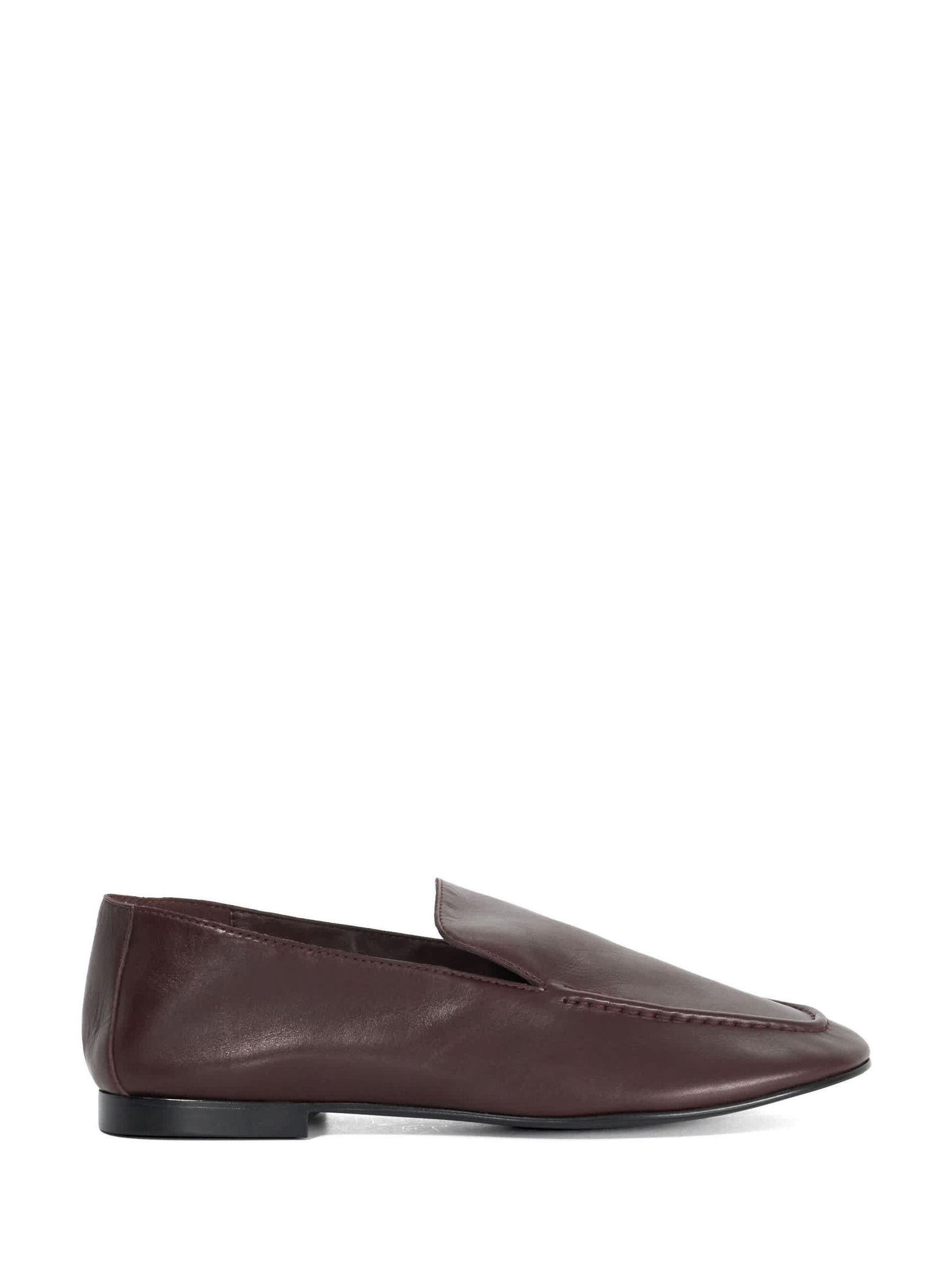 Dune London Women's Red 'Gurl' Leather Loafers In | : Size 8 - Image 3