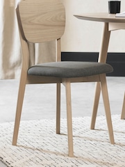 Bentley Designs Grey Set Of 2 Dansk Dining Chairs - Image 1 of 4