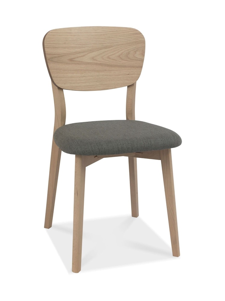 Bentley Designs Grey Set Of 2 Dansk Dining Chairs - Image 2 of 4