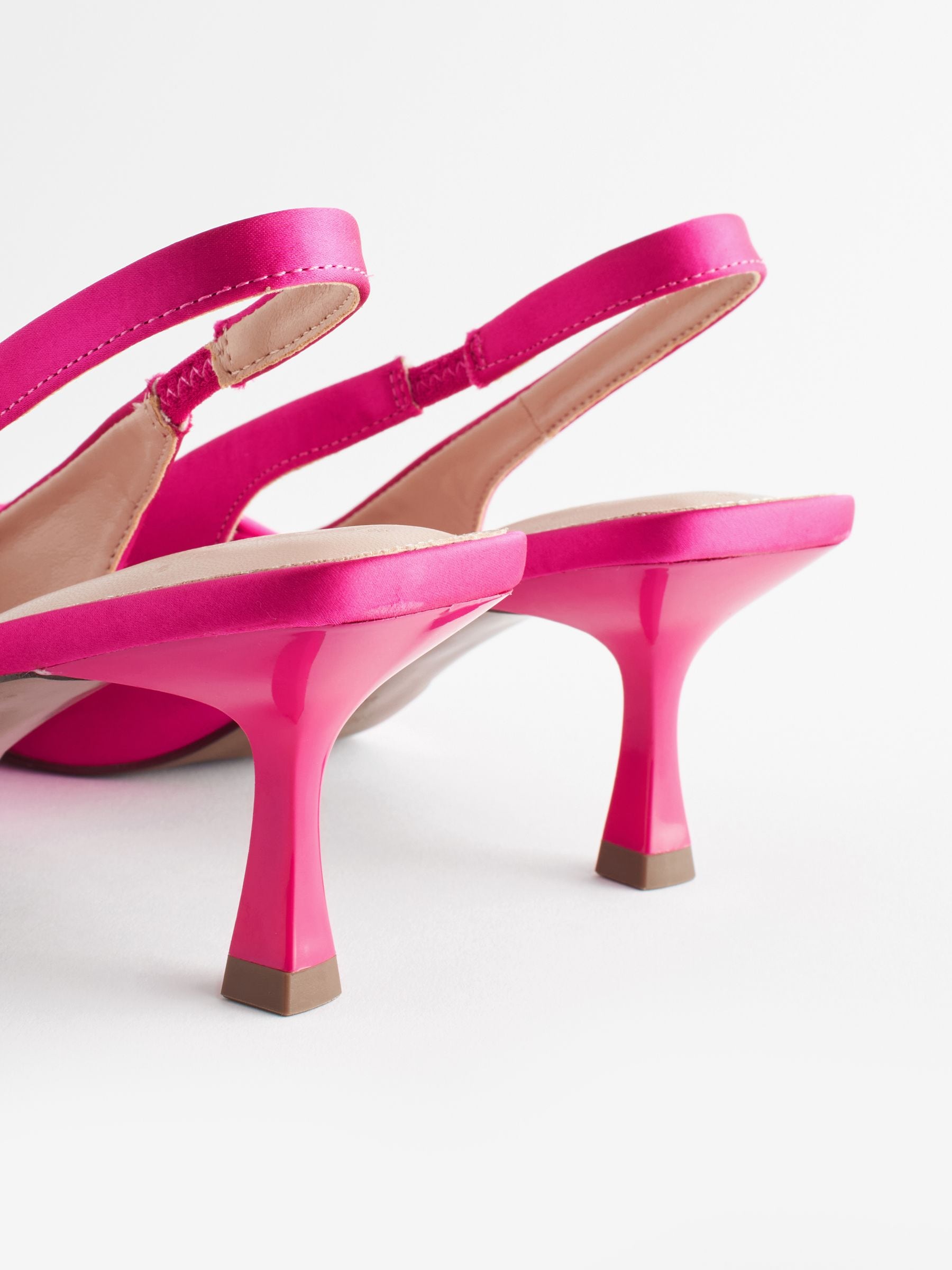 Pink kitten heels wide fit cheap