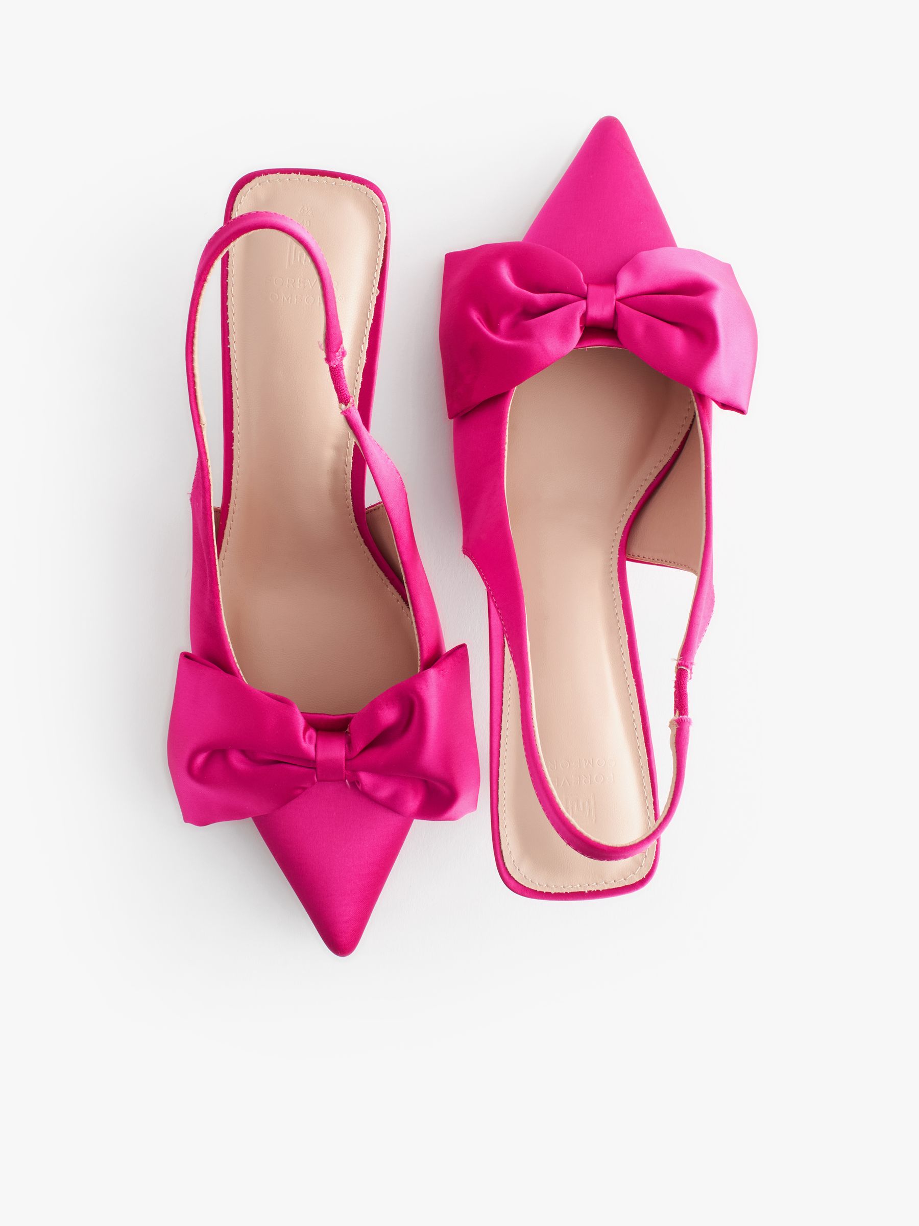 Pink kitten heels wide fit shop