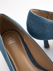 Denim Forever Comfort Jewel Trim Kitten Heels - Image 8 of 8
