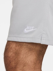 Nike Smoke Grey Club Mesh Flow Shorts - Image 6 of 8