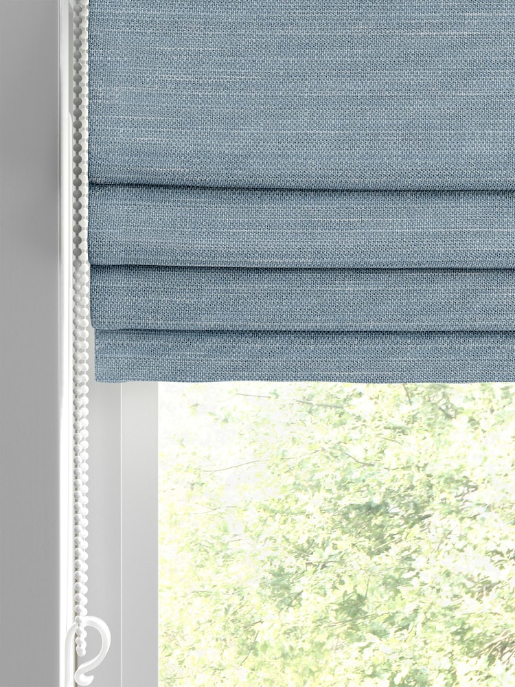 Powder Blue Voyage Maison Jasper Made To Measure Roman Blind - Image 2 of 6