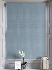 Powder Blue Voyage Maison Jasper Made To Measure Roman Blind - Image 5 of 6
