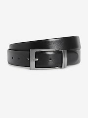 Black Signature Italian Leather Belt - Image 2 of 3
