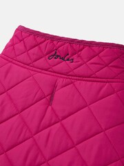 Joules Raspberry Pink Quilted Rain Dog Coat - Image 5 of 6