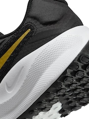 Nike Black/Gold Revolution 7 Road Running Trainers - Image 11 of 11