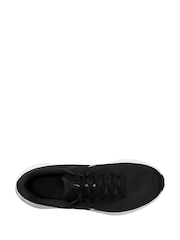 Nike Black/Gold Revolution 7 Road Running Trainers - Image 8 of 11