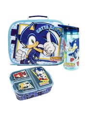 Vanilla Underground Blue Sonic the Hedgehog Girls Sonic, Tails & Knuckles Placement Print Lunch Bag Bottle and Snack Pot - Image 1 of 5