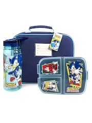 Vanilla Underground Blue Sonic the Hedgehog Girls Sonic, Tails & Knuckles Placement Print Lunch Bag Bottle and Snack Pot - Image 2 of 5