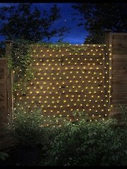 Premier Decorations Ltd Garden 200 Warm White Solar Net Lights - Image 1 of 2
