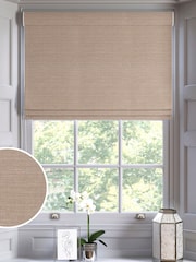 Praline Natural Voyage Maison Jasper Made To Measure Roman Blind - Image 1 of 6