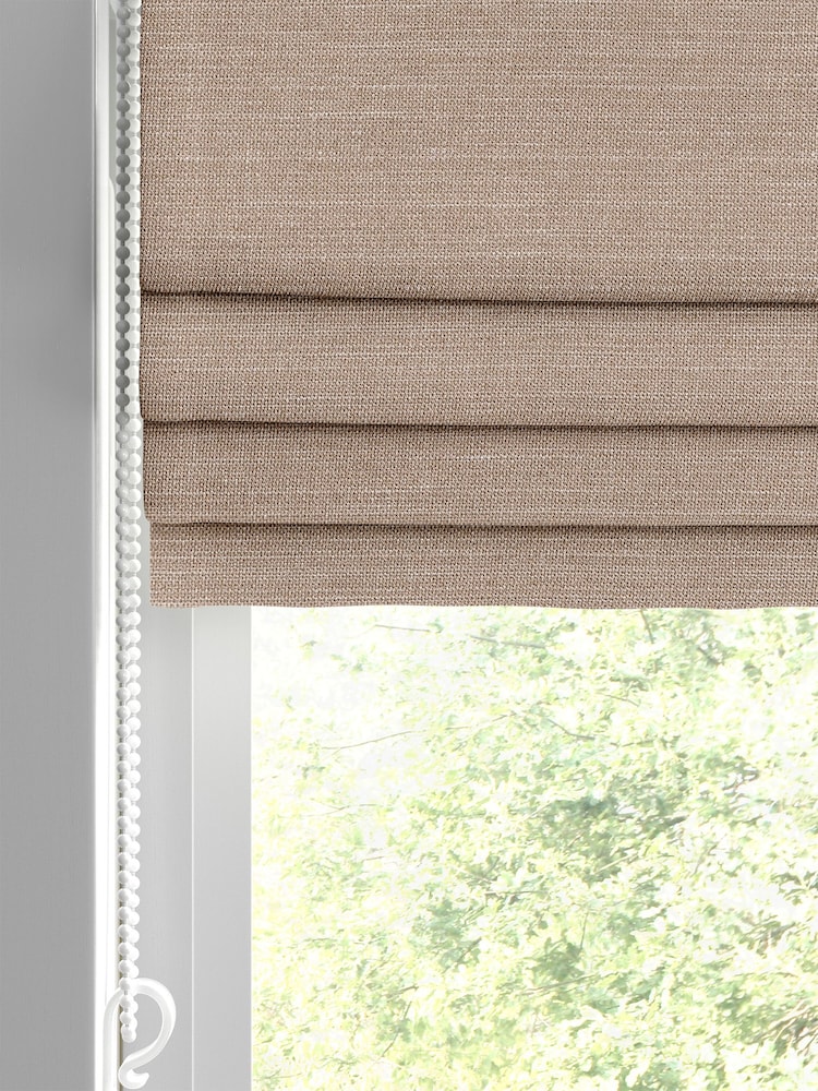 Praline Natural Voyage Maison Jasper Made To Measure Roman Blind - Image 2 of 6