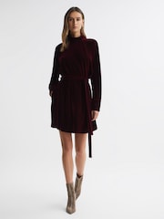 Reiss Bronze Jess Metallic Sock Boots - Image 2 of 5