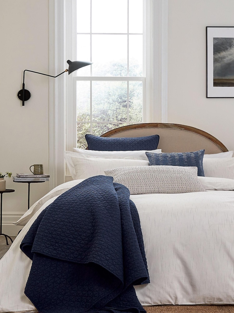 Bedeck of Belfast Cream Linnea Duvet Cover and Pillowcase Set - Image 1 of 5