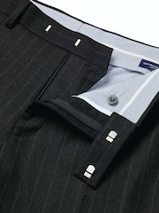 Grå - Charles Tyrwhitt Flannel Slim Fit Plain Suit Trousers - Bild 5 av 5