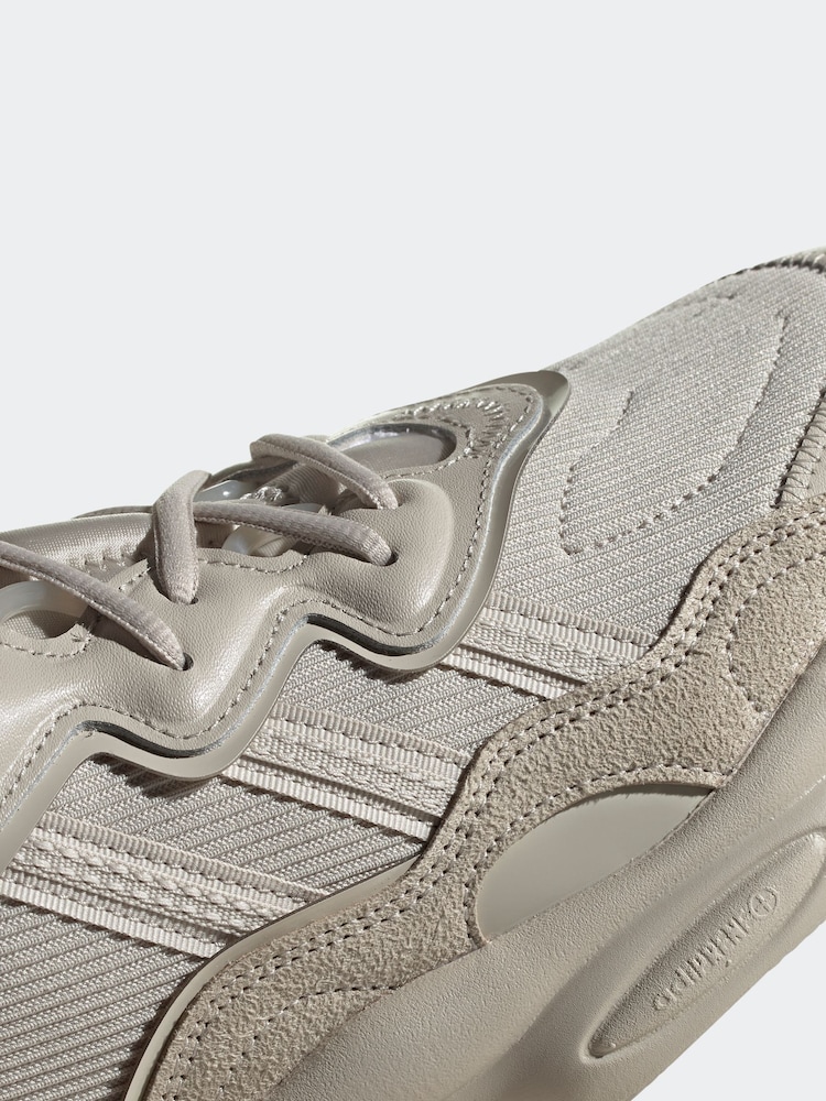adidas Originals Light Brown Ozweego Trainers - Image 11 of 12