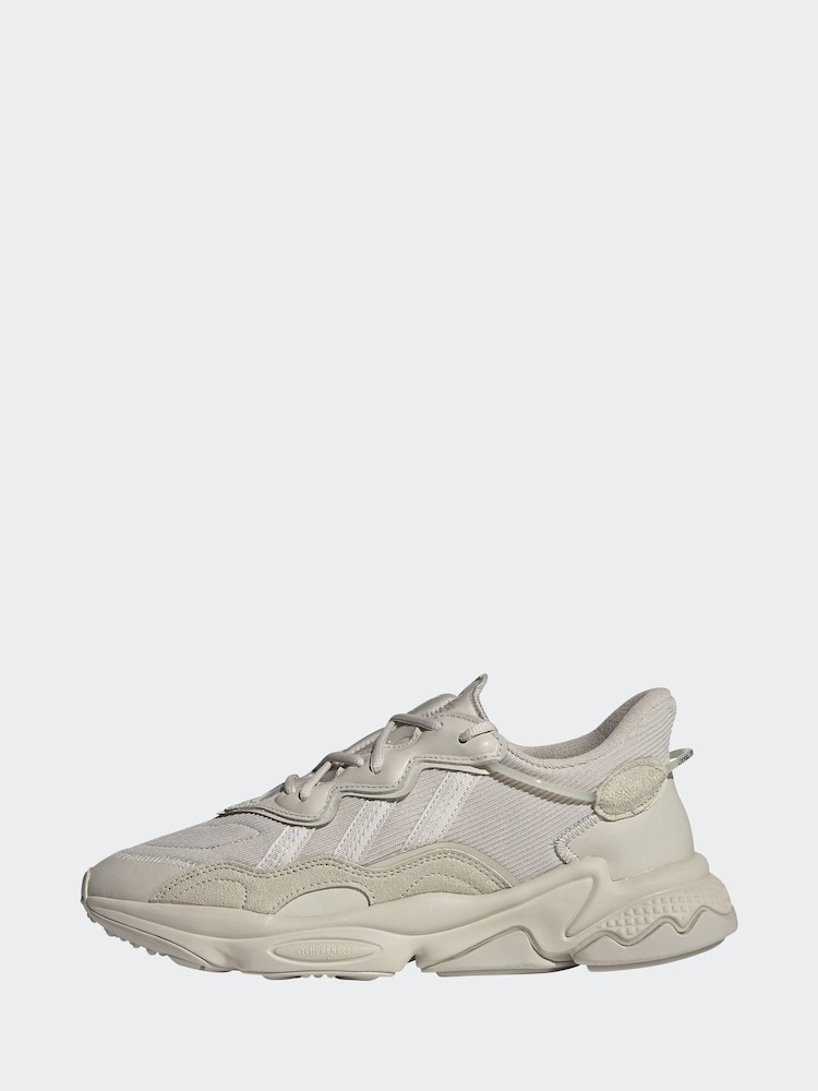 adidas Originals Light Brown Ozweego Trainers - Image 7 of 12