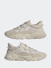 adidas Originals Light Brown Ozweego Trainers - Image 8 of 12