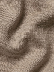 Nature - Charles Tyrwhitt Pure Merino Full ZIP Through Cardigan - Image 4 de 4
