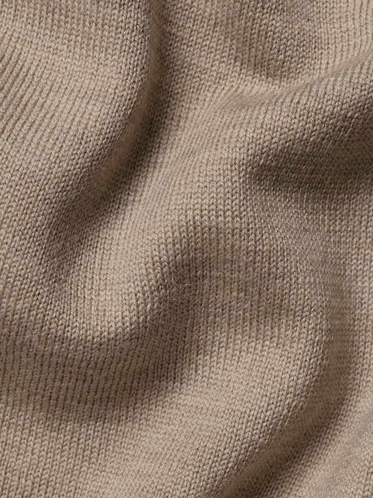 Nature - Charles Tyrwhitt Pure Merino Full ZIP Through Cardigan - Image 4 de 4