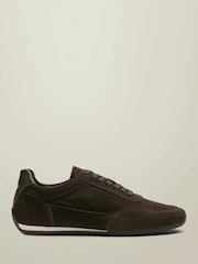 Charles Tyrwhitt Brown Leather Smart Trainers - Image 1 of 4